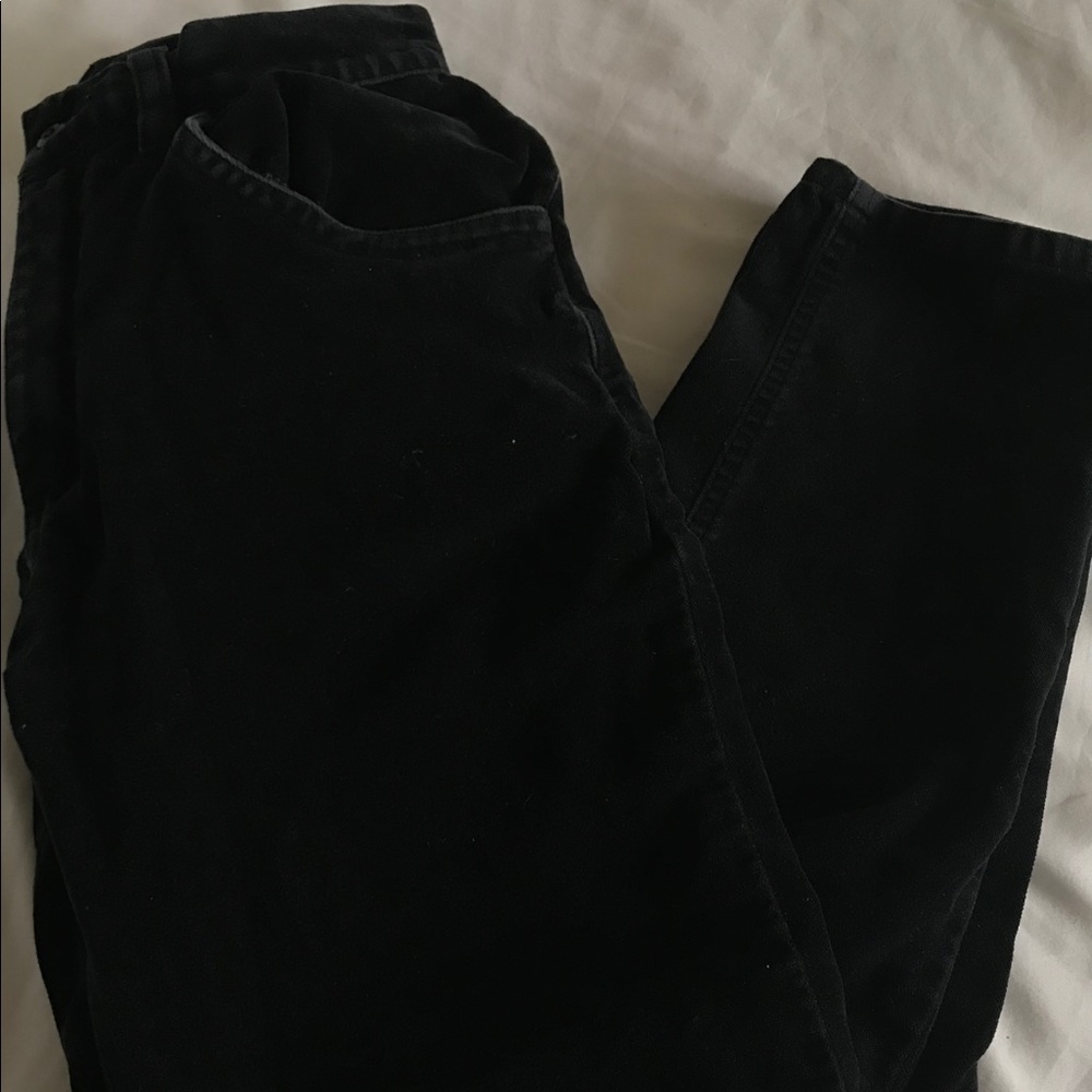 Velvet black pants